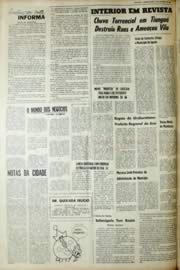 Página do jornal Unitário de janeiro de 1966