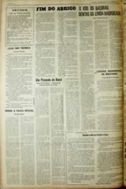 Página do jornal Unitário de janeiro de 1966