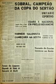 Página do jornal Unitário de janeiro de 1966