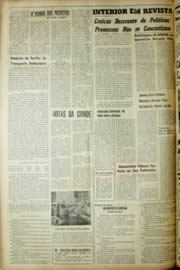 Página do jornal Unitário de janeiro de 1966
