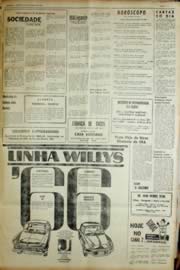 Página do jornal Unitário de janeiro de 1966