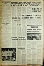 Página do jornal Unitário de janeiro de 1966