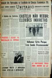 Página do jornal Unitário de janeiro de 1966