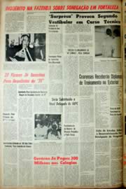 Página do jornal Unitário de janeiro de 1966
