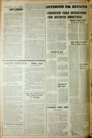 Página do jornal Unitário de fevereiro de 1966