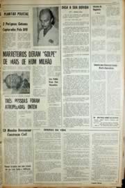 Página do jornal Unitário de fevereiro de 1966