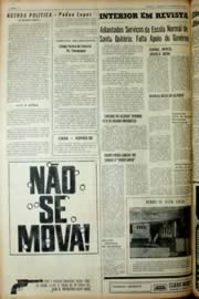 Página do jornal Unitário de fevereiro de 1966
