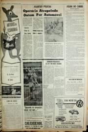 Página do jornal Unitário de fevereiro de 1966