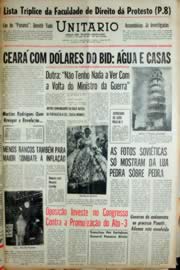 Página do jornal Unitário de fevereiro de 1966