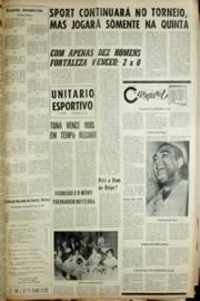 Página do jornal Unitário de fevereiro de 1966