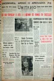 Página do jornal Unitário de fevereiro de 1966