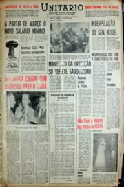 Página do jornal Unitário de fevereiro de 1966