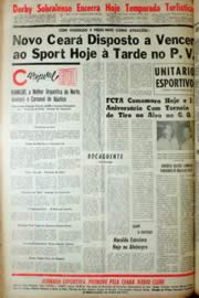 Página do jornal Unitário de fevereiro de 1966