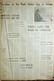 Página do jornal Unitário de fevereiro de 1966