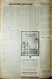 Página do jornal Unitário de fevereiro de 1966
