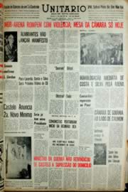 Página do jornal Unitário de fevereiro de 1966