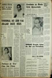 Página do jornal Unitário de fevereiro de 1966