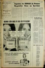 Página do jornal Unitário de fevereiro de 1966
