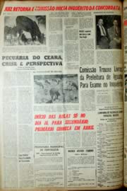 Página do jornal Unitário de março de 1966