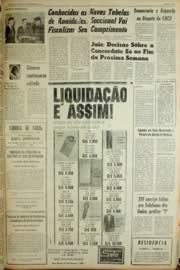 Página do jornal Unitário de março de 1966