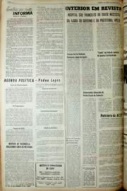 Página do jornal Unitário de março de 1966