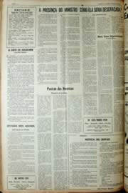 Página do jornal Unitário de março de 1966