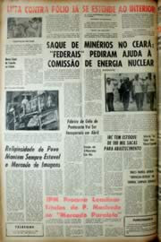 Página do jornal Unitário de março de 1966
