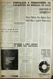 Página do jornal Unitário de março de 1966