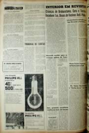 Página do jornal Unitário de março de 1966