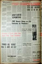 Página do jornal Unitário de março de 1966
