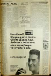 Página do jornal Unitário de março de 1966