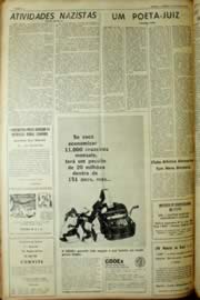 Página do jornal Unitário de março de 1966