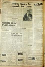 Página do jornal Unitário de outubro de 1966