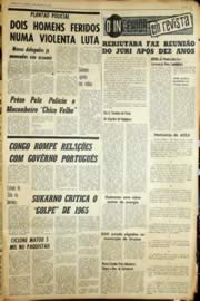 Página do jornal Unitário de outubro de 1966