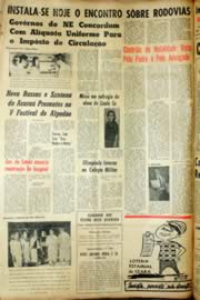 Página do jornal Unitário de outubro de 1966