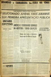 Página do jornal Unitário de outubro de 1966
