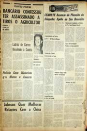 Página do jornal Unitário de outubro de 1966