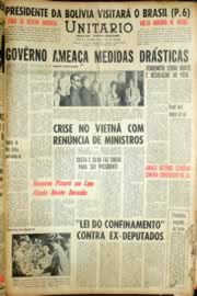 Página do jornal Unitário de outubro de 1966