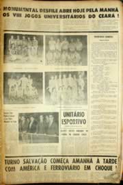 Página do jornal Unitário de outubro de 1966