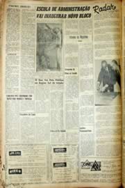 Página do jornal Unitário de outubro de 1966
