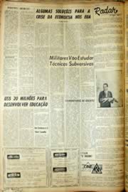 Página do jornal Unitário de outubro de 1966
