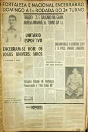 Página do jornal Unitário de outubro de 1966