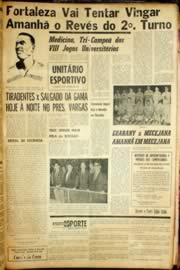 Página do jornal Unitário de outubro de 1966