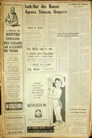 Página do jornal Unitário de outubro de 1966
