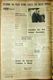 Página do jornal Unitário de novembro de 1966