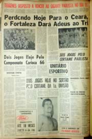 Página do jornal Unitário de novembro de 1966