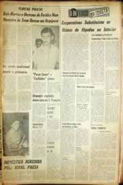 Página do jornal Unitário de novembro de 1966