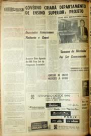 Página do jornal Unitário de novembro de 1966
