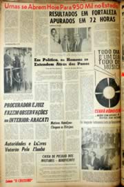 Página do jornal Unitário de novembro de 1966