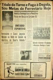 Página do jornal Unitário de novembro de 1966